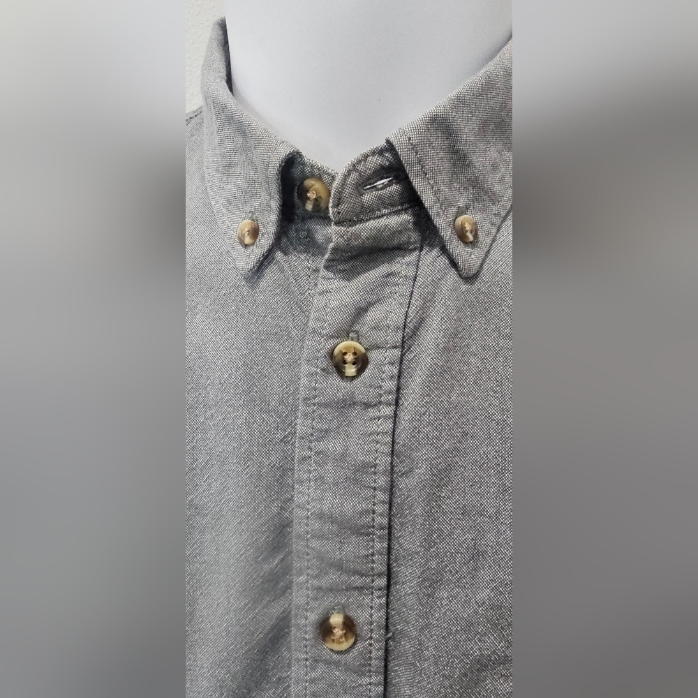 Vans Chima Ferguson Oxford Gravel Wolf Button Up Shirt Mens Sz L Skateboarding - Picture 3 of 14